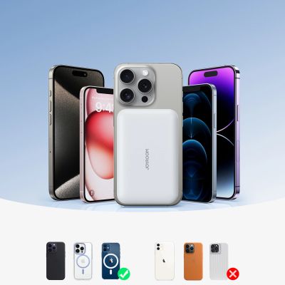 14. Joyroom JR-W020 Powerbank 20W 10000mAh MagSafe + USB-C - USB-C cable 0.25m - white