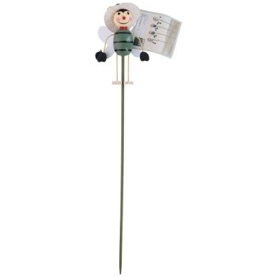 3. DECORATIVE BEE ON A GREEN PIKE