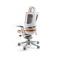 2. Wau 2 BL405 office chair, mandarin/white fabric