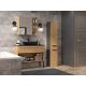 2. Bathroom cabinet NEL IV 31x30xH174 anthracite/artisan