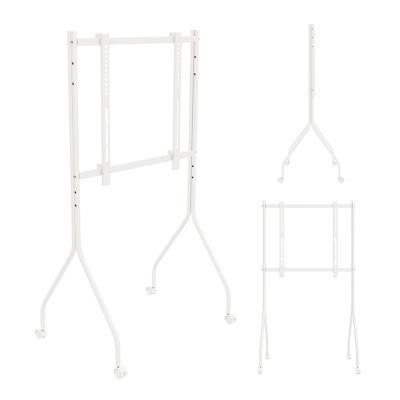 9. MACLEAN TV STAND / TROLLEY FOR MACLEAN TV, ON WHEELS, 37-80", MAX. LOAD 50KG, MAX. VESA 600X400, WHITE, MC-180