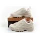 10. Fila Disruptor women's shoes sports sneakers fashionable beige comfortable