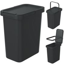 WASTE BIN 12 L SYSTEMA SORTIBOX BLACK RECYCLING