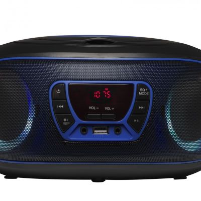 7. Denver TCL-212BT BLUE Portable CD Player cd Black, Blue