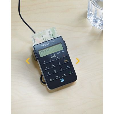 3. Reiner SCT cyberJack USB RFID Card Reader Black