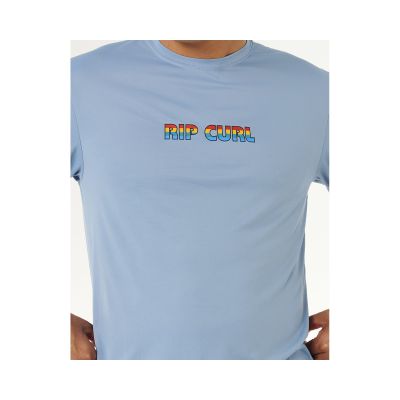 5. Men's Lycra RIP CURL Icons Of Surflite Upf S/S blue