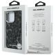 8. Karl Lagerfeld IML Leopard Pattern MagSafe Case for iPhone 16 Pro - Black