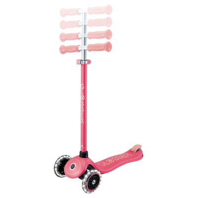 4. PRIMO PLUS GLOW LIGHTS Scooter - Coral Pink (443-110)
