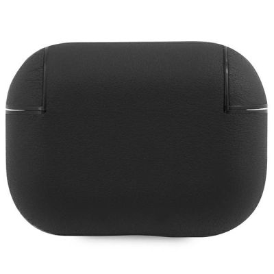 2. BMW BMAP2SSLBK AirPods Pro 2 (2022/2023) cover black/black Geniune Leather Silver Logo