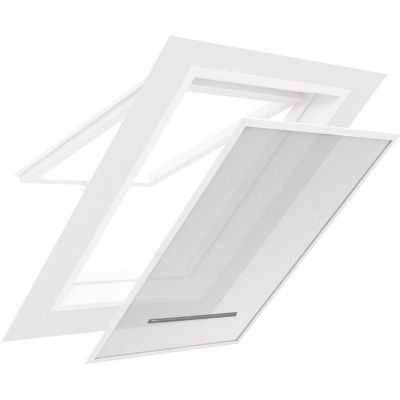 16. MOSQUITO NET WINDOW ROOF 140X170 BLACK POLYESTER + VELCRO TAPE