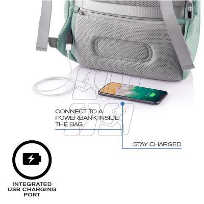 12. XD DESIGN ANTI-THEFT BACKPACK BOBBY SOFT GREEN P/N: P705.797