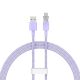 2. Baseus Explorer 100W USB-A - USB-C Cable with Intelligent Temperature Sensor 1m - Purple