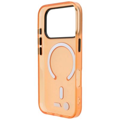 7. BMW M IML Frosted Metal Logo & Trims MagSafe Case for iPhone 17 Pro / 18 Pro - Orange