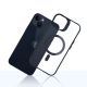 5. 3mk Satin Armor MagCase with MagSafe for iPhone 14 Plus - Clear with Black Frame