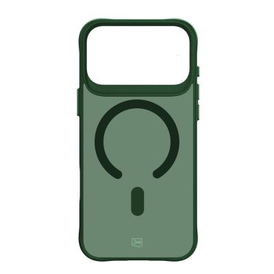 29. 3mk Smoke MagCase for iPhone 17 Pro - Green-Translucent