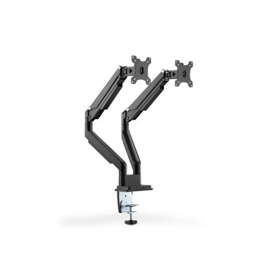 20. Double desk arm (clamp) 2xLCD max. 32" max. 2x9kg tilt and swivel black