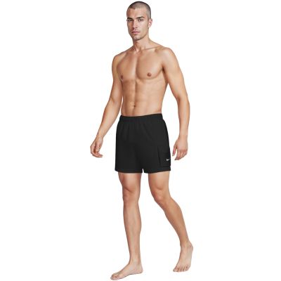 7. Nike Voyage Solid Essenti Men's Swim Shorts, Black NESSG454 001