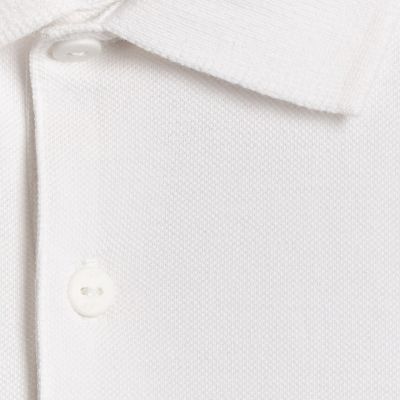 5. Boy's polo shirt 4F M662 white 4FJWSS26TPTSM662 10S