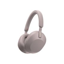 Sony WH-1000XM5 on-ear headphones pink
