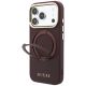 2. Guess Ring Stand 360 Grained Classic Logo MagSafe Case for iPhone 18 Pro Max / 17 Pro Max - Burgundy
