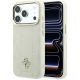 Guess Stripe Peony 4G Logo MagSafe Case for iPhone 18 Pro Max / 17 Pro Max - Beige