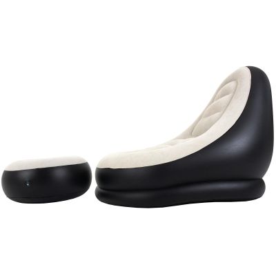 26. DELUXE INFLATABLE CHAIR WITH FOOTREST 125x100x85CM 22321