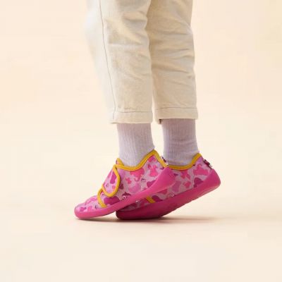 11. Affenzahn barefoot slipper cotton shoes Movy bird (01398-40010)