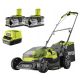 RYOBI RY18LM37A-240 18V Cordless Lawn Mower 187178