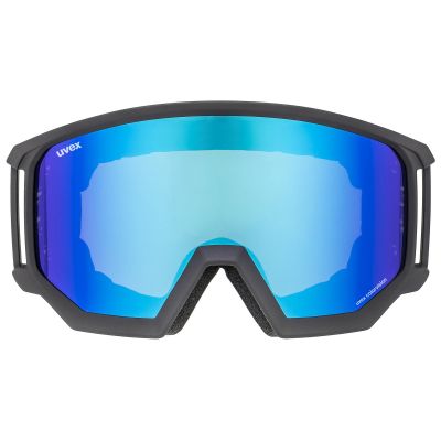 2. Uvex Athletic CV women's/men's ski goggles, sports snowboard goggles, black (55/0/527/2231)