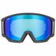 2. Uvex Athletic CV women's/men's ski goggles, sports snowboard goggles, black (55/0/527/2231)