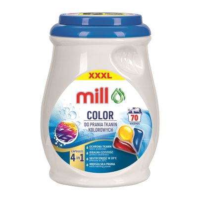 2. MILL PROFESSIONAL 3-pack laundry capsules, color, 70 pcs.