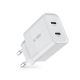 2. Tech-Protect C20W charger 2x USB-C PD 20W - white