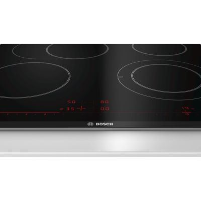 2. BOSCH PKN675DP1D ceramic hob (4 cooking zones; black)