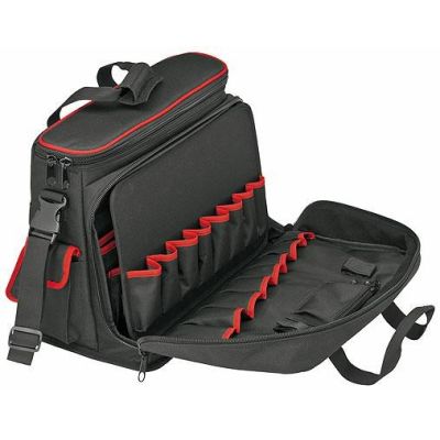 2. Knipex 00 21 10 LE Tool Case Black, Red Polyester