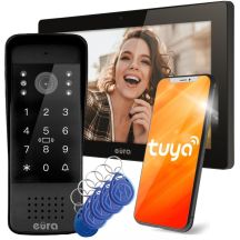 VIDEO DOOR PHONE EURA VDP-86A3 - 10" monitor black TUYA