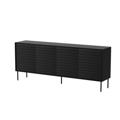 4D CORTINA chest of drawers 200x40x81 black