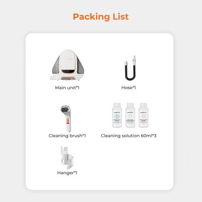 6. UWANT B100-S | Washing vacuum cleaner | for cleaning carpets, sofas, upholstery, cars, 450W, 12000 Pa, 1800ml tank