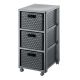 ROTHO Large bookcase with 3 drawers COUNTRY anthracite