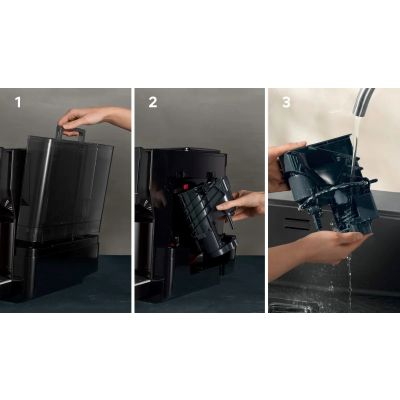 23. Siemens TP713RO9 EQ700 espresso machine (black; 19 bar)