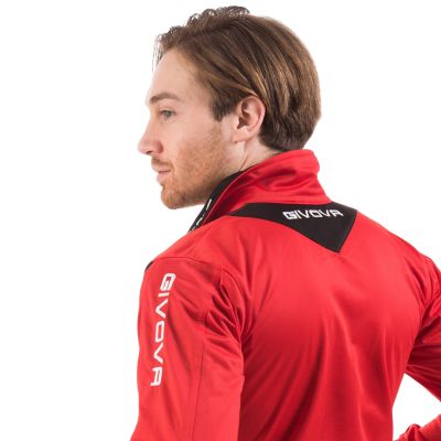 28. Givova Tuta Visa TR018 1210 Tracksuit Red/Black