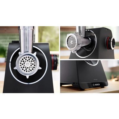 14. Bosch Series 4 MFWS450B Meat Grinder (1900W; black)