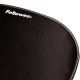 5. Fellowes CRYSTAL Gel Mouse Pad and Wrist Rest Black