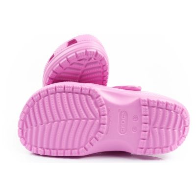 9. Crocs Classic children's clog sandals, fashionable pink, comfortable, lightweight