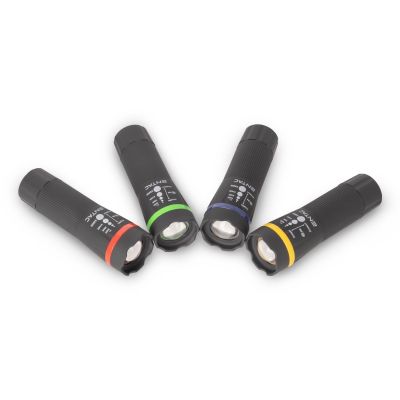 6. Entac EFL-ZOOM-PL Flashlight Black LED Hand Flashlight
