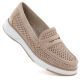 Women's openwork nude lords shoes Sergo Leone MK098H