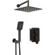 Concealed shower set with mixing box