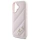 6. Karl Lagerfeld Quilted Signature iPhone 16 Case - Pink