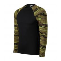 Malfini Camouflage LS M T-shirt MLI-16634 camouflage green