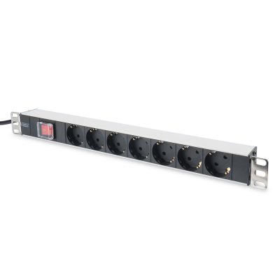 19-inch rack-mount PDU 7x Schuko