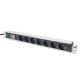 19-inch rack-mount PDU 7x Schuko